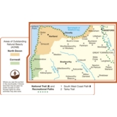 MAP,O/S Clovelly & Hartland Explorer 2.5in (Was £12.99)